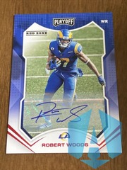 Robert Woods 2021 Playoff Auto Red Foil #184 Rams